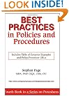 Best Practices in Policies and Procedures