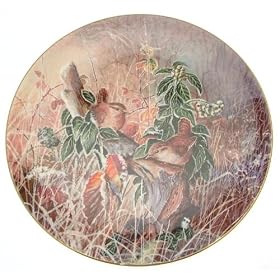 c1994 Compton and Woodhouse Wrens Frosty Mornings David Feather Limited Edition 15000 plates only CP1919