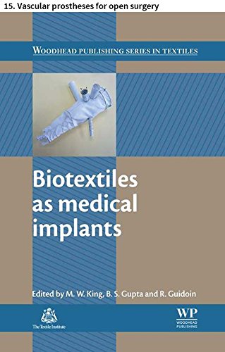 Biotextiles as medical implants: 15. Vascular prostheses for open surgery (Woodhead Publishing Series in Textiles)