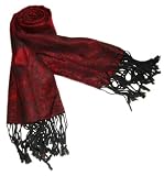 51vMs%2BE2UUL. SL160  2 Ply Pashmina Silk Cashmere Wedding Dress Long Shawl Wrap Scarf Red Wine Burgundy Black
