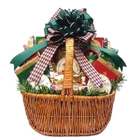 Meat & Cheese Gourmet Food Christmas Gift Basket - MEDIUM - Free Shipping