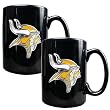 Minnesota Vikings 2 Piece Coffee Mug Set (Wordmark)