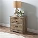 South Shore 9066060 Versa Weathered Oak 2-Drawer Nightstand