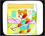 Decorated Mouse Pad with care image