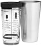 Bormioli Rocco Pary Boston Cocktail Shaker with Glass, Gift Boxed