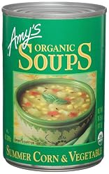 Amy's Organic Summer Corn and Vegetable Soup, 14.5-Ounce Cans (Pack of 12)