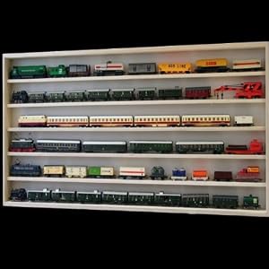 V16a Vitrine Spur HO & N ,Märklin Regal 150cm H0 mit Nuten