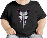High Drugs Acid Elephant Wasted Youth オーガニックベビーTシャツ 3-6 Months