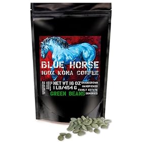 Shipped Directly From Our Farm: 100% Kona Coffee Green Beans 1 Lb