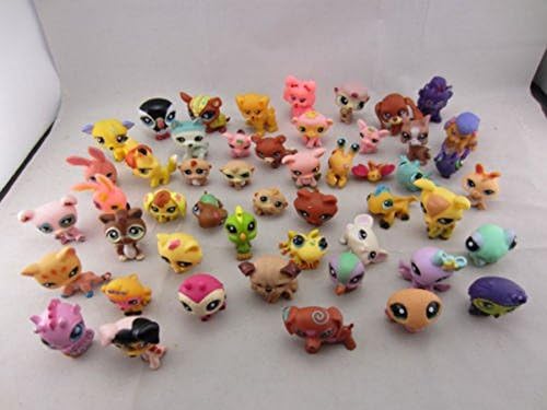 Lot 20 PCS Littlest Pet Shop Cute Cat Dog Loose Figures Random Child Girl Toys