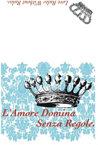 Love Rules Italian Proverb Dish Towel