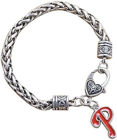 NewBurn Philadelphia Phillies Fashion Charm Bracelet - Silver NoSize