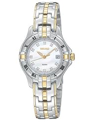 Seiko Womens SXDA32 Diamond Two-Tone Watch