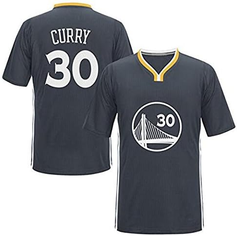 Mens Stephen Curry #30 Golden State Warriors Slate Black Jersey (XL)