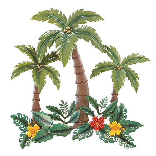 3-Dimensional Palms Trees Tropical Wall Art