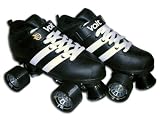 Best Price Riedell RW Volt Black Mens Boys Ladies Womens Girls Kids Childrens Youth Quad Speed Roller Skates