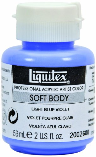 Liquitex Professional Soft Body Acrylic Paint 2-oz jar, Light Blue Violet