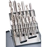 HHIP 1011-0018 18 Piece High Speed Steel Tap and Drill Combo Set