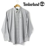 TIMBERLAND (ティンバーランド)長袖カジュアルシャツ Mグレー u1077-069 大きいサイズ [並行輸入品]