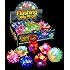 Fun Central AC809 LED Flashing Jelly Rings - Assorted Styles and Colors 24ct Light Up
