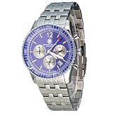 Constantin Durmont Herren-Armbanuhr Air Commander CD-AIRC-QZ-ST-STST-BL