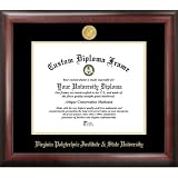 Virginia Polytechnic Institute & State University Gold Embossed Diploma Frame