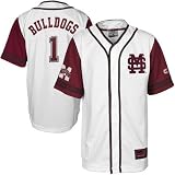 Mississippi State Bulldogs White Bullpen Baseball Jersey