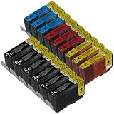 Canon Compatible BCI-3 Series - Set of 15 Ink Cartidges: 6 Black (BCI-3ebk) & 3 each of Cyan BCI-3eC, Magenta BCI-3eM, Yellow BCI-3eY by LD Products
