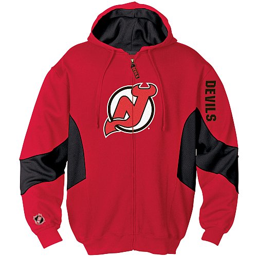 NHL Exclusive Club Collection New Jersey Devils Post Season Full Zip Hooded Fleece