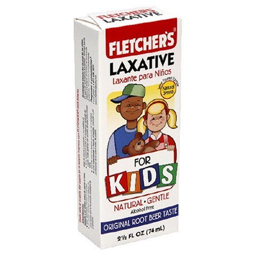 Fletcher's Laxative, For Kids, Root Beer, 2.5-Ounce Bottles (Pack of 3)