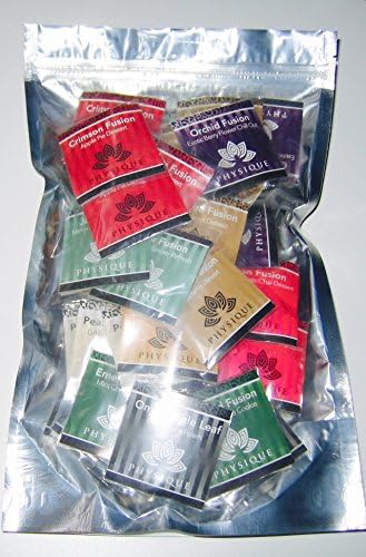 Physique Tea Japanese Oolong, Slimming, and Dessert Gift Wooden Chest Variety- 45 Sachets, Aids Weight Loss Detox and Appetite Control