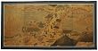 Asian Art, D&eacute;cor, & Gifts - 36" x 72" Ching Ming Festival Hand painted Chinese Silk Wall Screen