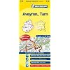 Carte DPARTEMENTS Aveyron, Tarn