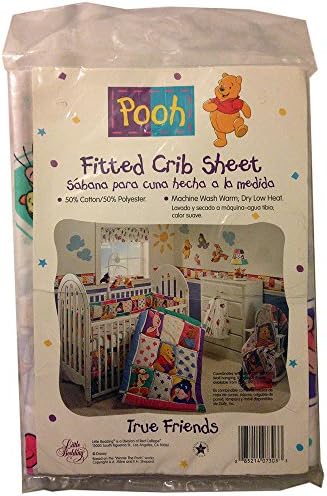 Pooh Fitted Crib Sheet - True Friends