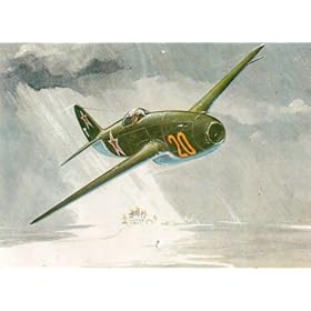 WWII PLANE (20) with Russia in the background, CARD