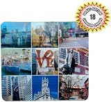 Magic Motion Souvenir Heavy Duty Mousepad - City of Philadelphia , Pennsylvania