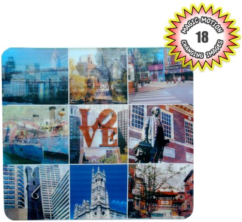 Magic Motion Souvenir Heavy Duty Mousepad - City of Philadelphia , Pennsylvania