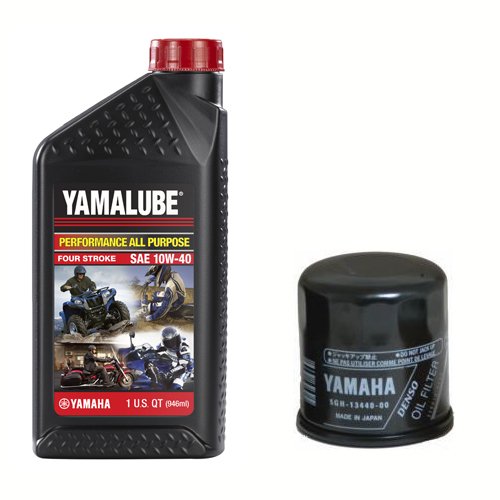 Yamaha VMax 1200 Oil Change Kit, 10W40 Oil
