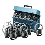 Hamilton Electronics HA-7 Automatic Stereo/Mono Switching Headphones Lab Pack - 24 Headphones