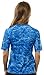Aqua Design Womens Loose Fit Rash Guard UPF 50+ Surf Swim Rashie Shirt XL (Royal Ripple)