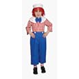 Pretend Rag Doll Boy Child Costume Dress-Up Set Size 12-14 (B282)