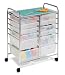 Honey-Can-Do CRT-01683 12 Drawer Chrome Studio Organizer Cart