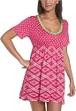 DOLLHOUSE Women's Criss Cross Print Cotton Top And Bikini - 650089Dh