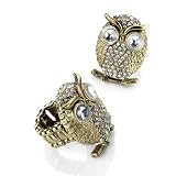 Owl Fashion Ring Antique Gold