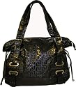 Ladies Black Shiny Designer Handbag