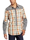 Rocawear Men's Long Sleeve Insight Plaid Shirt