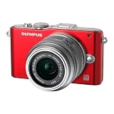 Olympus PEN E-PL3 w/14-42mm Lens (Red)