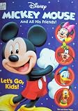 Mickey Mouse and All His Friends ~ Let's Go Kids (Jumbo Coloring & Activity Book) Image