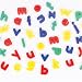 Magnetic Lowercase Letters Bin