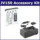 Fujifilm FinePix JV150 Digital Camera Accessory Kit includes: SDNP45 Battery, SDM 141 Charger 51vO12GBaKL. SL160 Fujifilm FinePix JV150 Digital Camera Accessory Kit includes: SDNP45 Battery, SDM 141 Charger